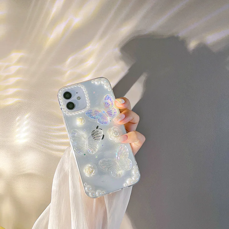 Clear Butterfly Iphone Case