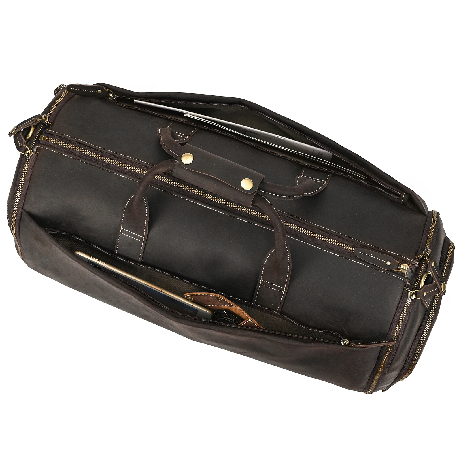 Large Travel Bag - Premium Leather