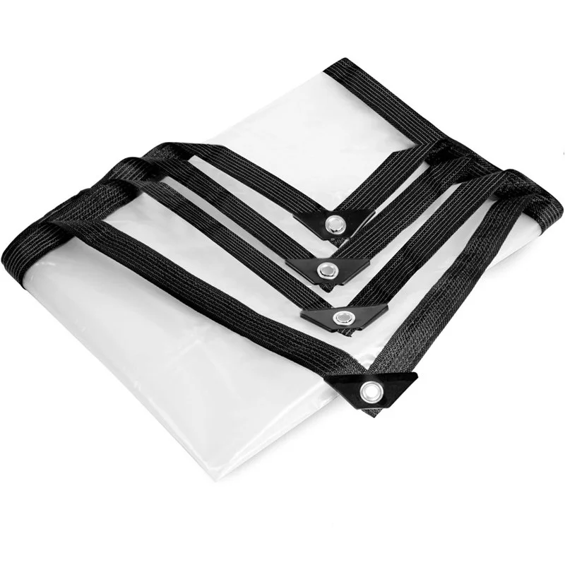 2m*2m The Sunshade Tarpaulin Is Transparent, With Perforations, Rainproof And Windproof