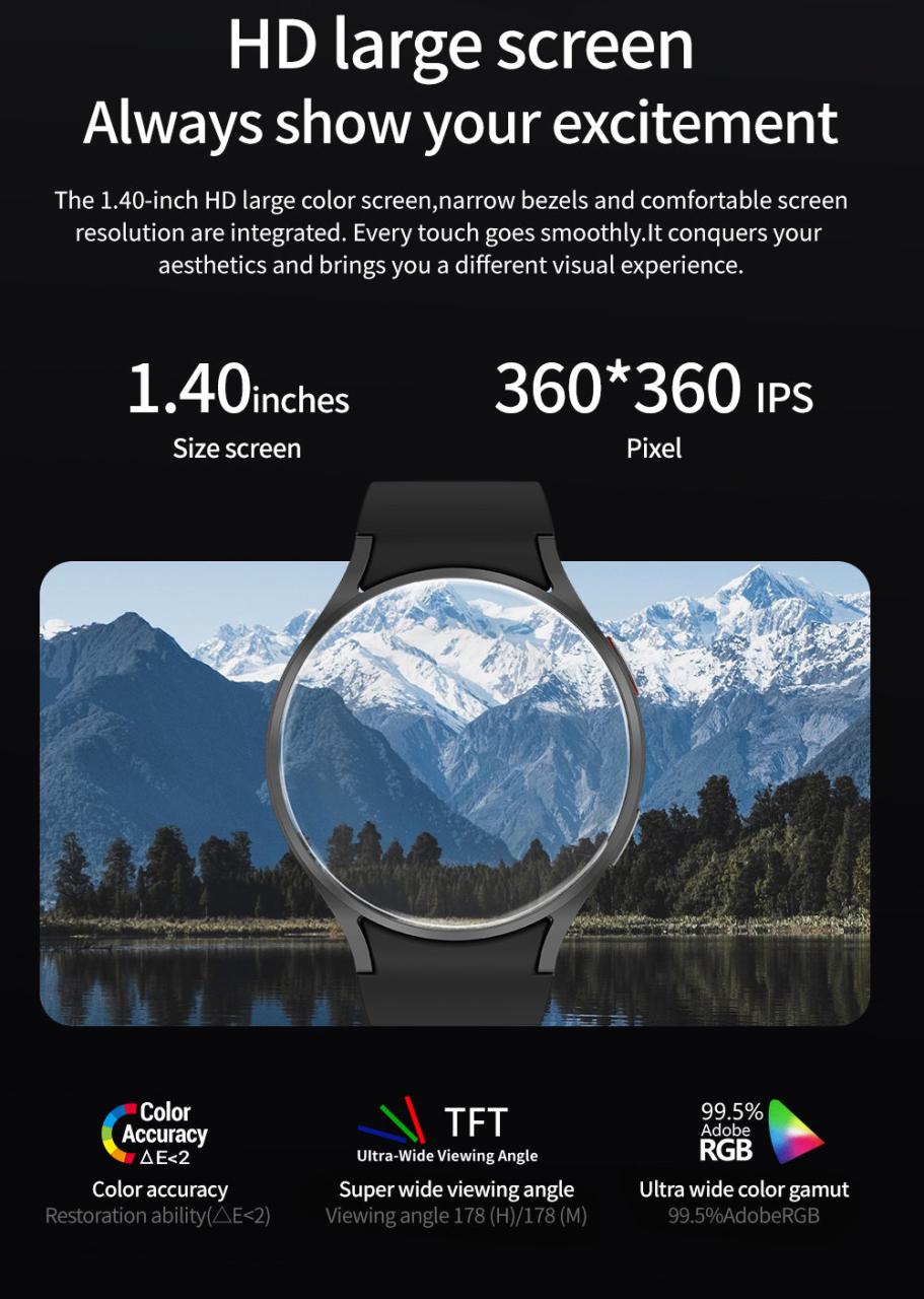 Blood Pressure Blood Oxygen Blood Sugar Monitoring, Voice Call Health Waterproof Smartwatch