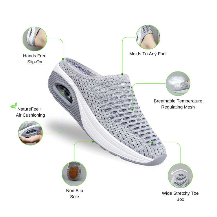 Healthy Nature Feel Air Cushion Slip-ons