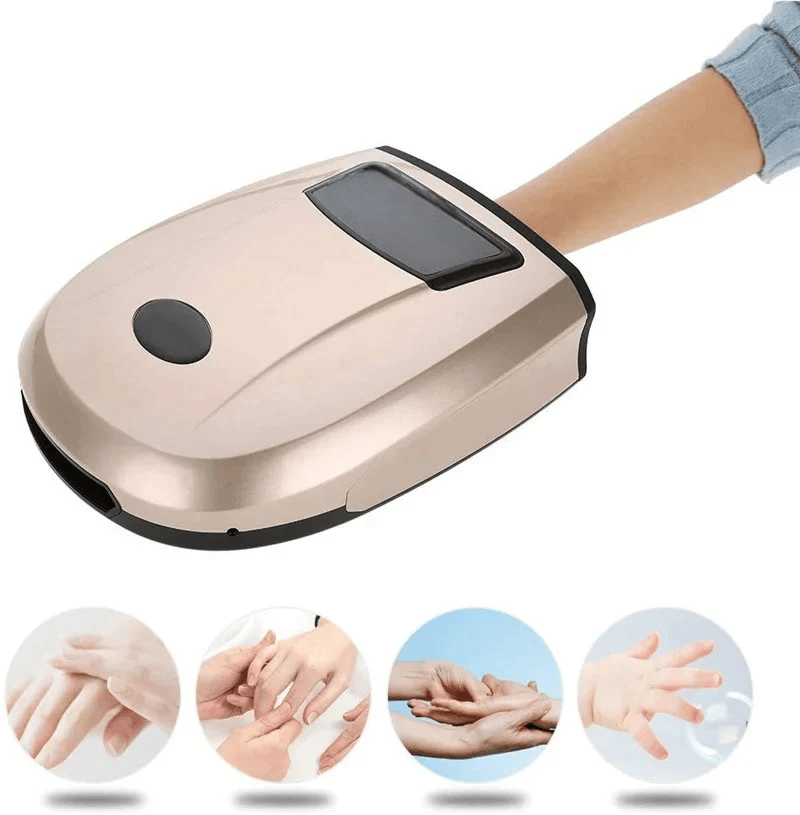 Heated Hand Massager For Arthritis Physiotherapy Equipment Pressotherapy Palm Massage Device Air Compression Finger Massager