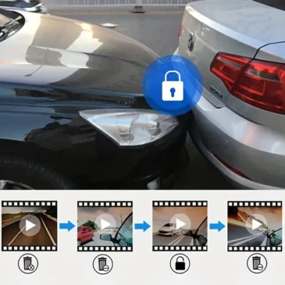 Dash Cam With 170° Wide-angle And 1080p Dual Lens