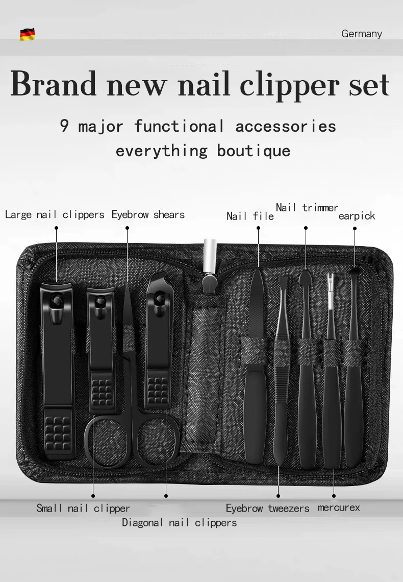 Manicure Pedicure Set - Finger Toe Nail Clippers