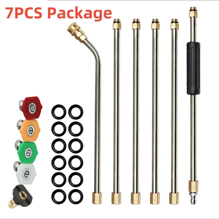 4000 Psi Telescoping High Pressure Washer Wand Set For Gutter & Roof Drainage & Walls Cleaning