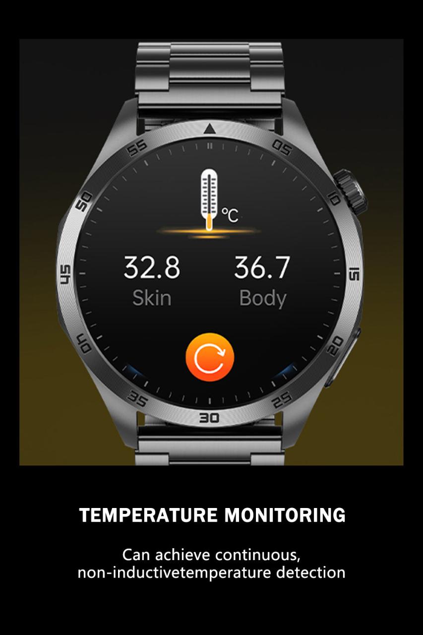 Intelligent Micro-physical Examination Blood Glucose Ecg Pressure Blood Oxygen Smartwatch