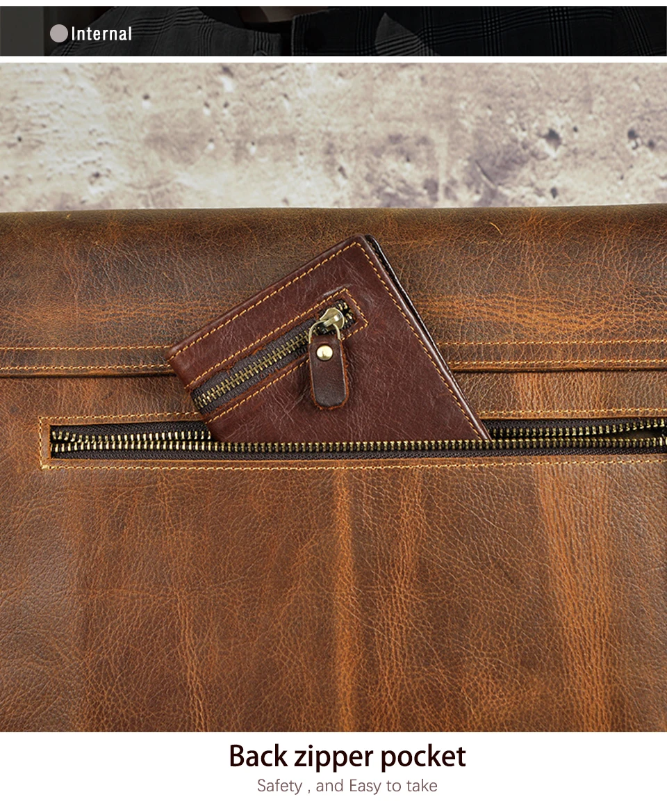 Leather Laptop Bag Berlin - Sandel