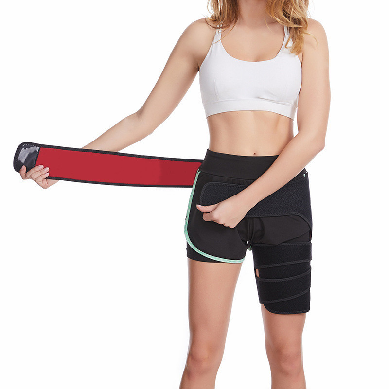 Hip Brace And Hip Stabilizer With Adjustable Brace Straps, Improved Compression Focus