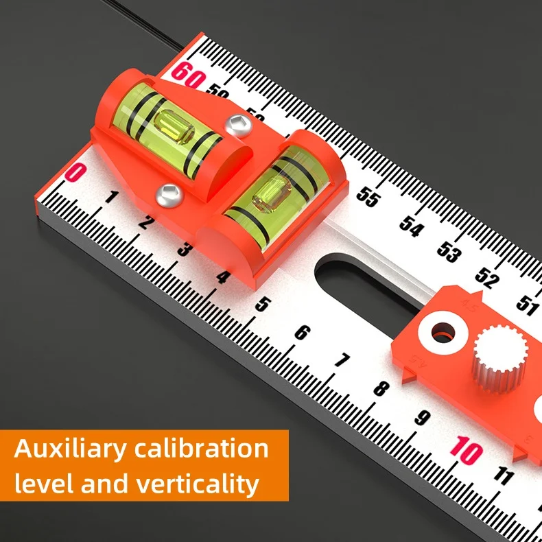4-in-1 Drilling Positioning Ruler