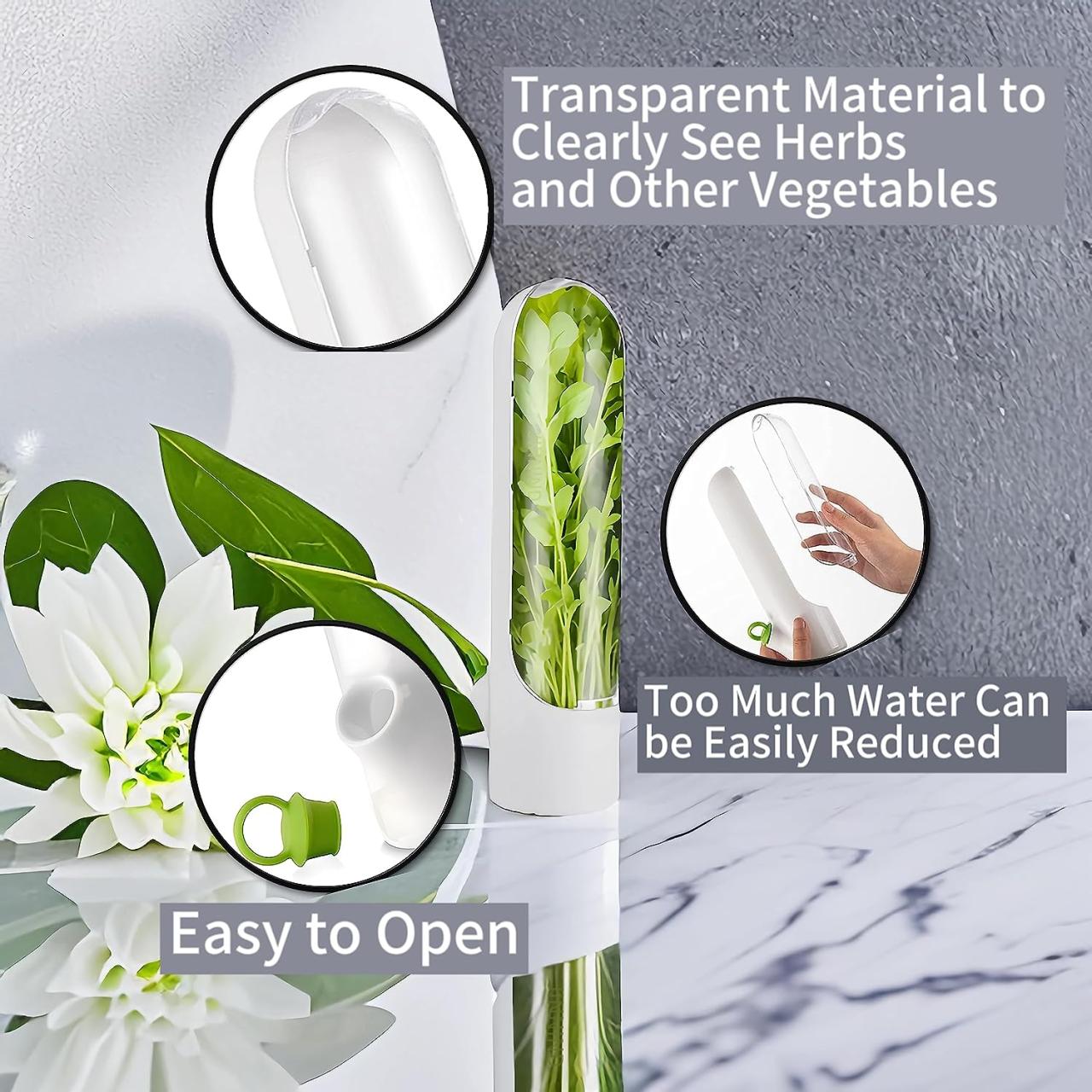 Herb Saver For Refrigerator