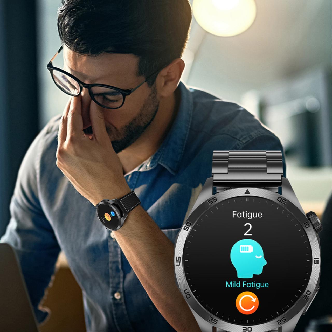 Intelligent Micro-physical Examination Blood Glucose Ecg Pressure Blood Oxygen Smartwatch