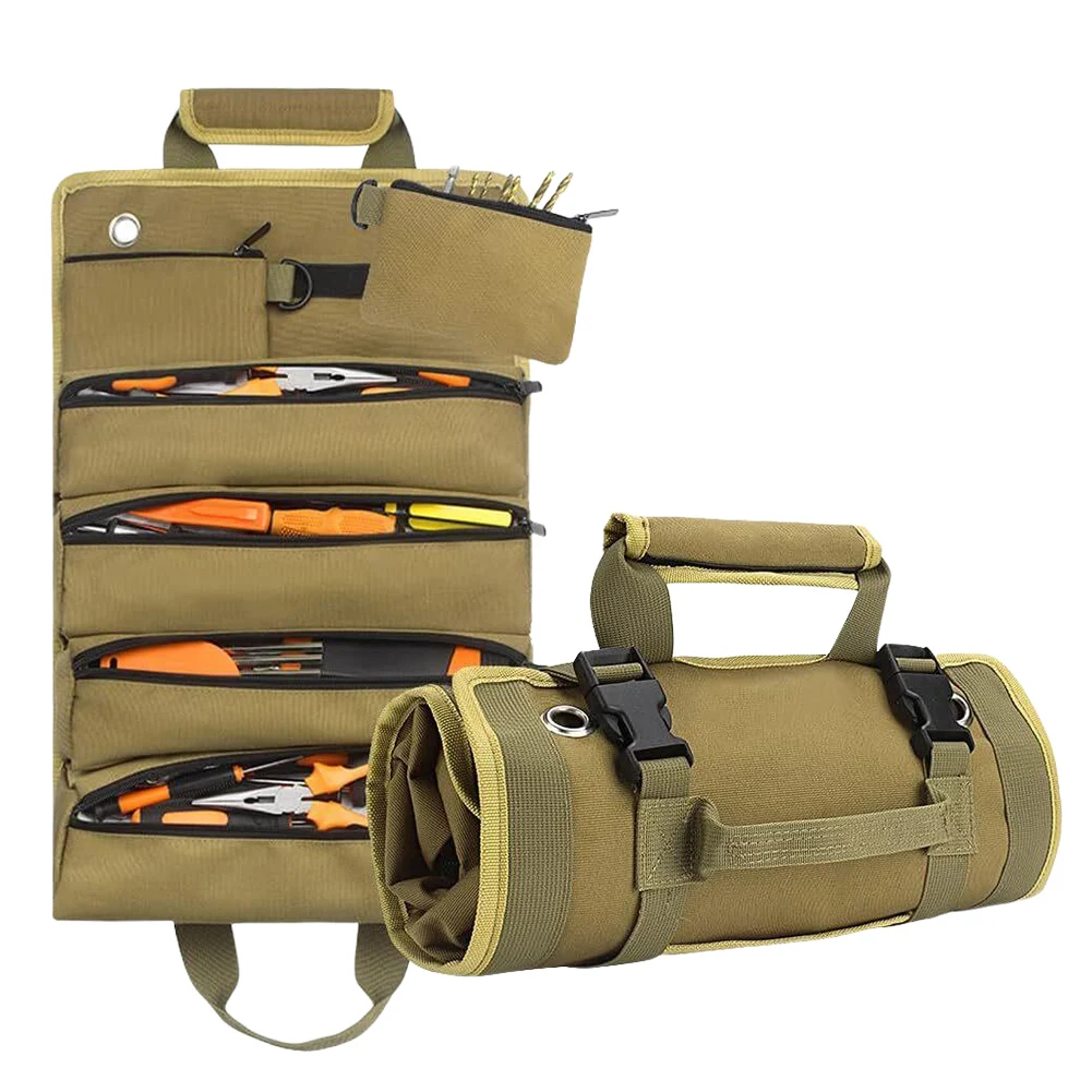 Car Hardware Tool Storage Bag Roll Kit