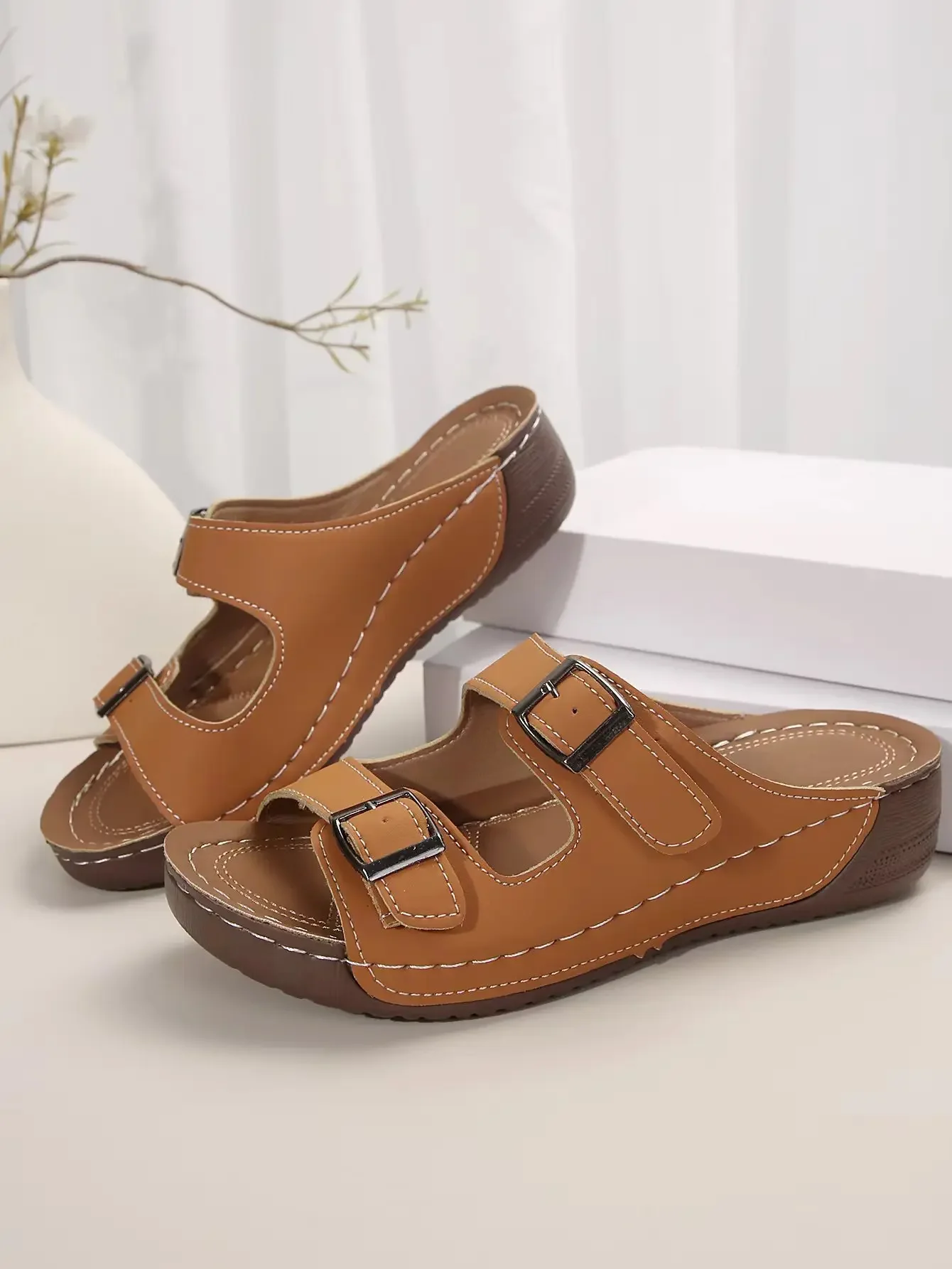 Arch Support Sole Upgradation Stretch Lightweight Sandals