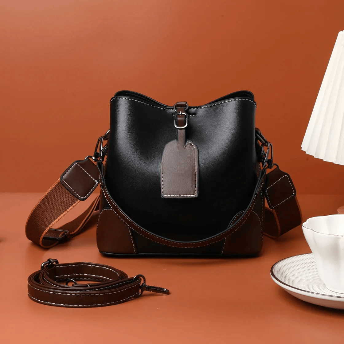 Casual Bucket™ Bag: Wide Shoulder Handbag For Women