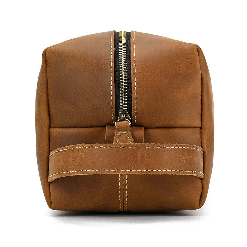 Large Toiletry Bag Made Of Premium Leather