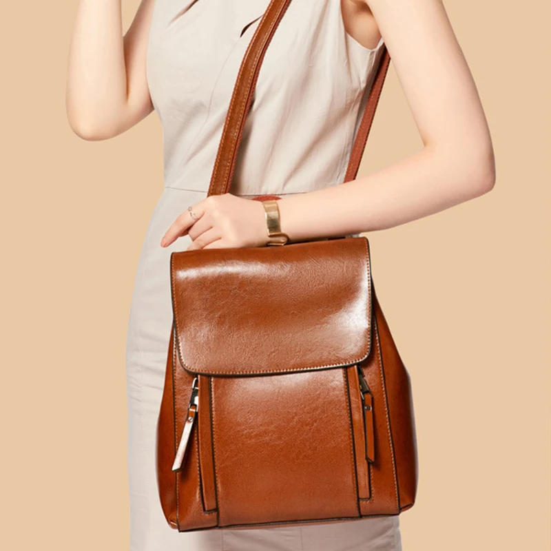 Leather Backpack Women – Vintage Backpack (No. 1)