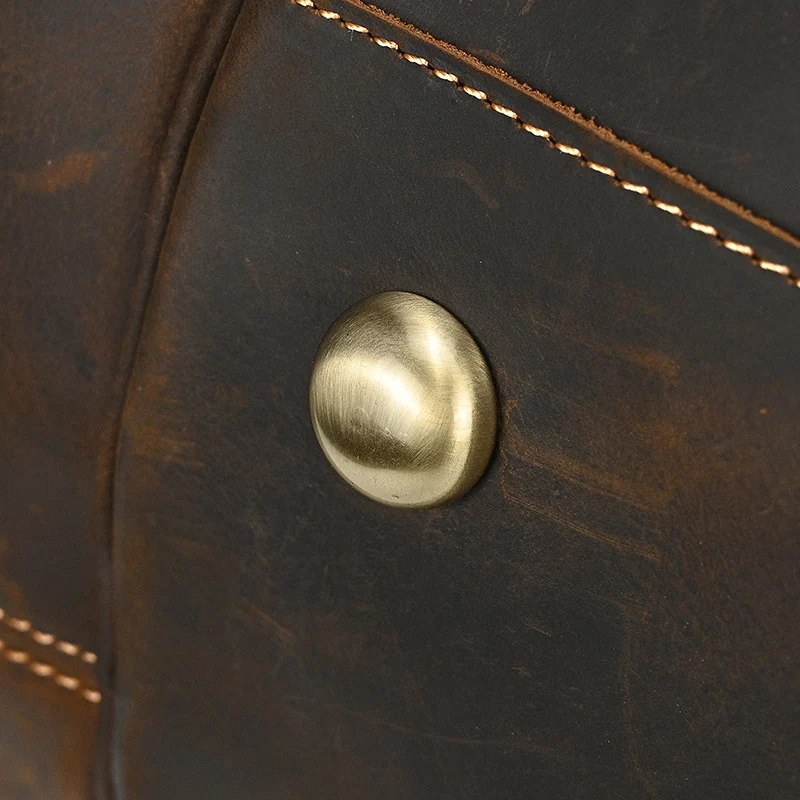 Johanna Wide Open Travel Duffel Bag - Dark Oak