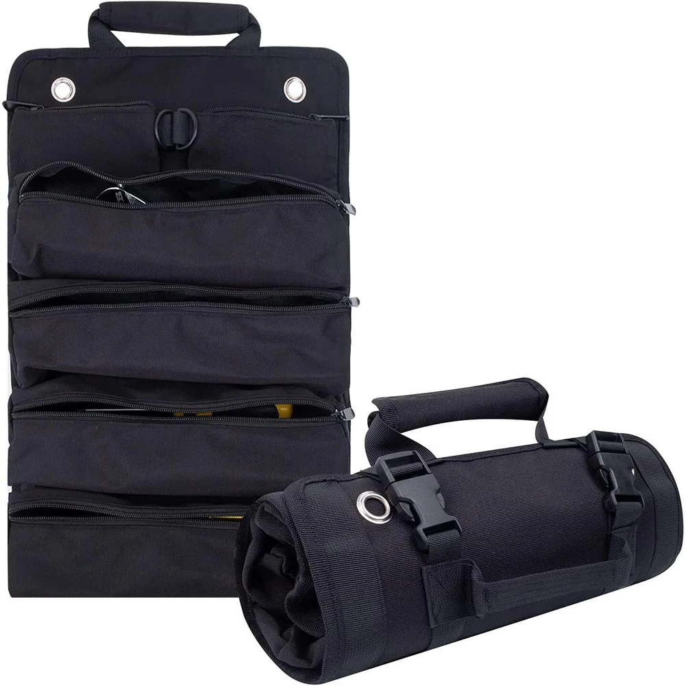 Car Hardware Tool Storage Bag Roll Kit