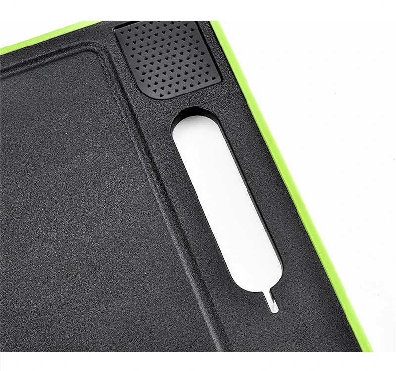 Double-side Cutting Board With Knife Sharpener