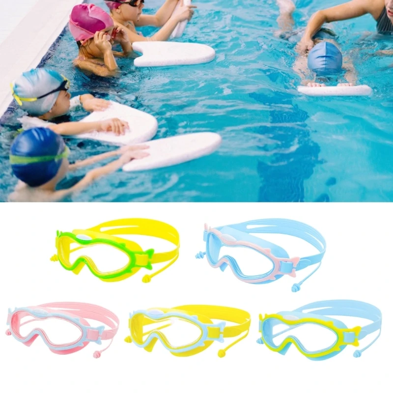 Anti-fog Uv Protection For Boys Girls Safe Silicone Swimming Goggles Kids 3-16