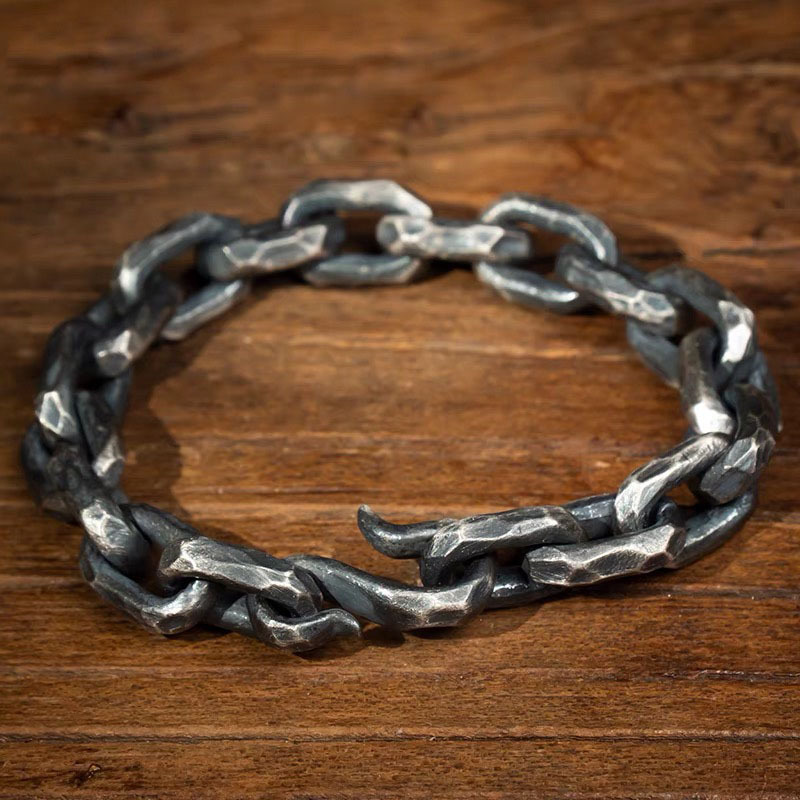 Mens Hexagon Vintage Bracelet