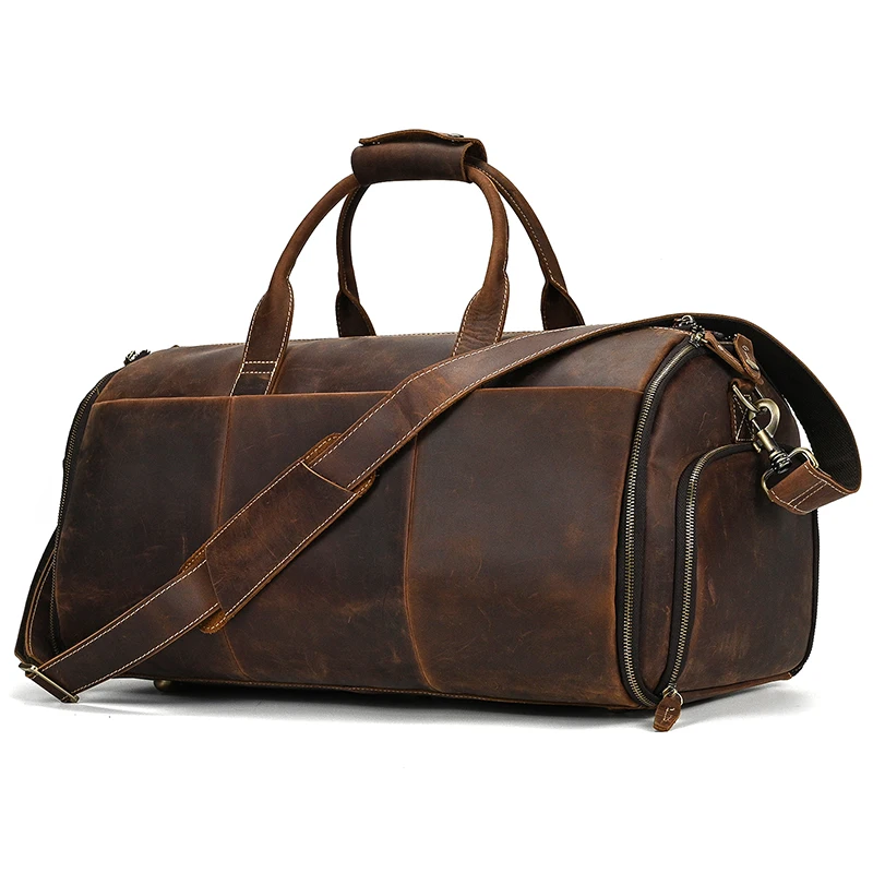 Large Travel Bag - Premium Leather