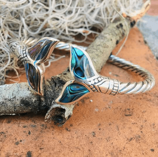 ❤️Last Day Promotion 50% Off⇝silver Mermaid Tail Ss Bangle Bracelet