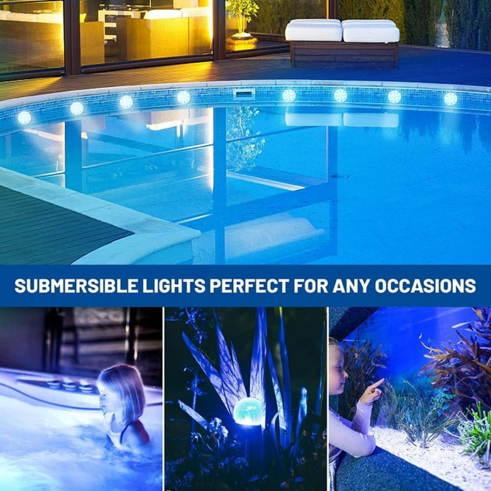 Colorful Submersible Led Pool Party Lights