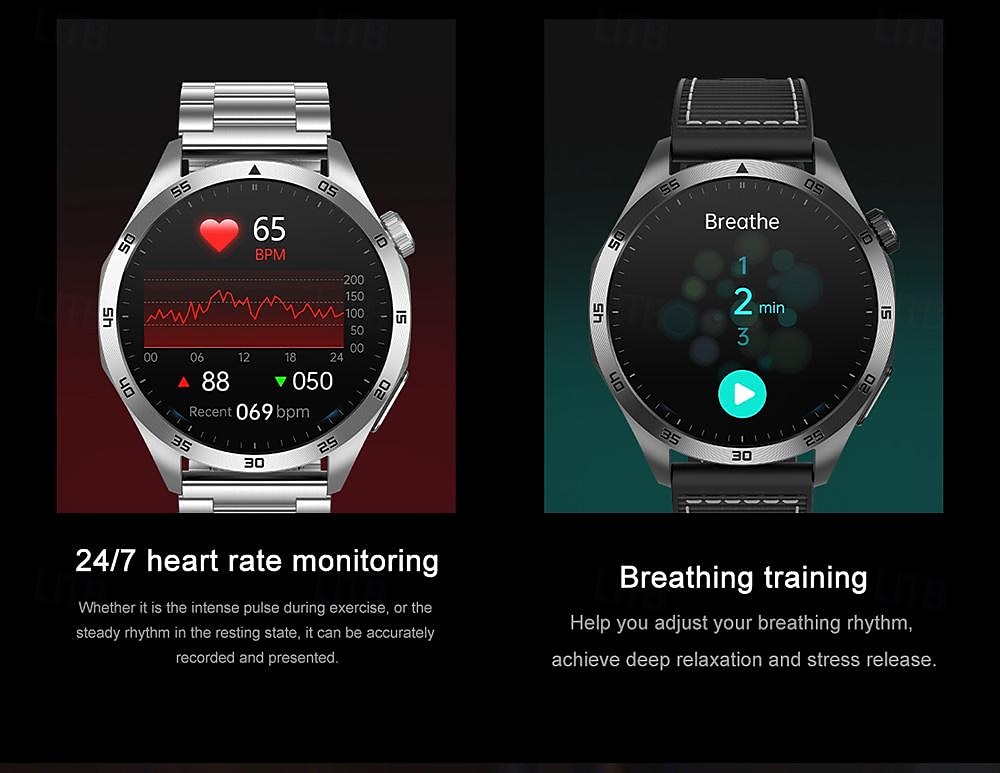 2024 New Blood Glucose Smart Watch Ecg Monitoring Blood Pressure Body Temperature Smartwatch