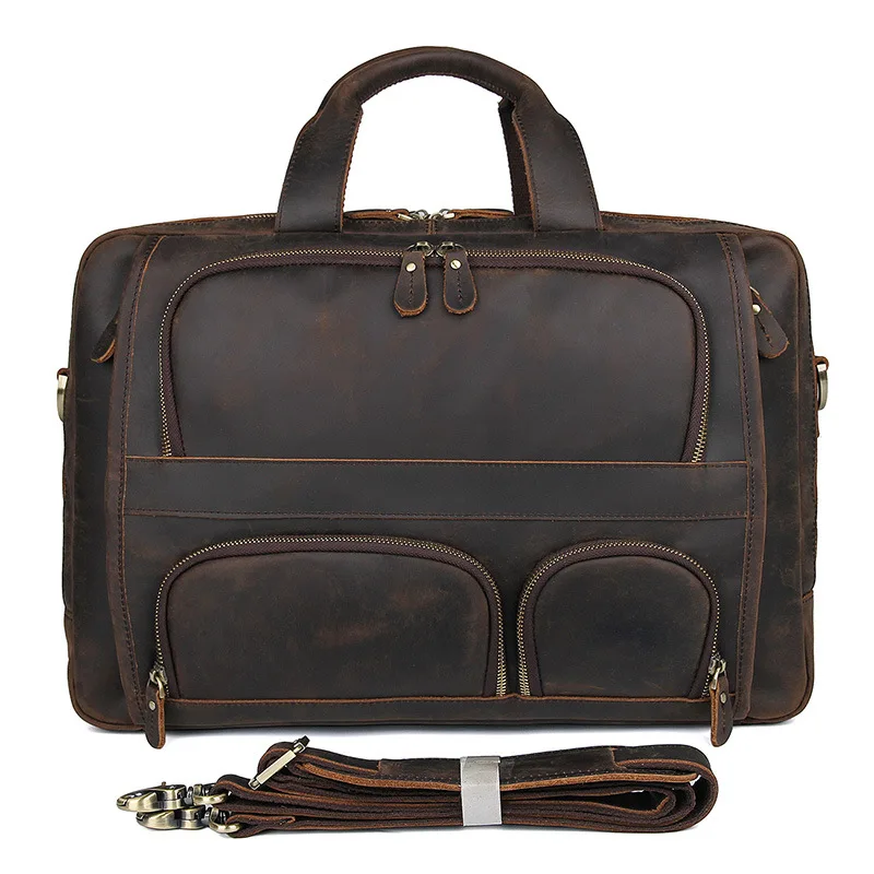 Monterrey Buffalo Leather Business Briefcase