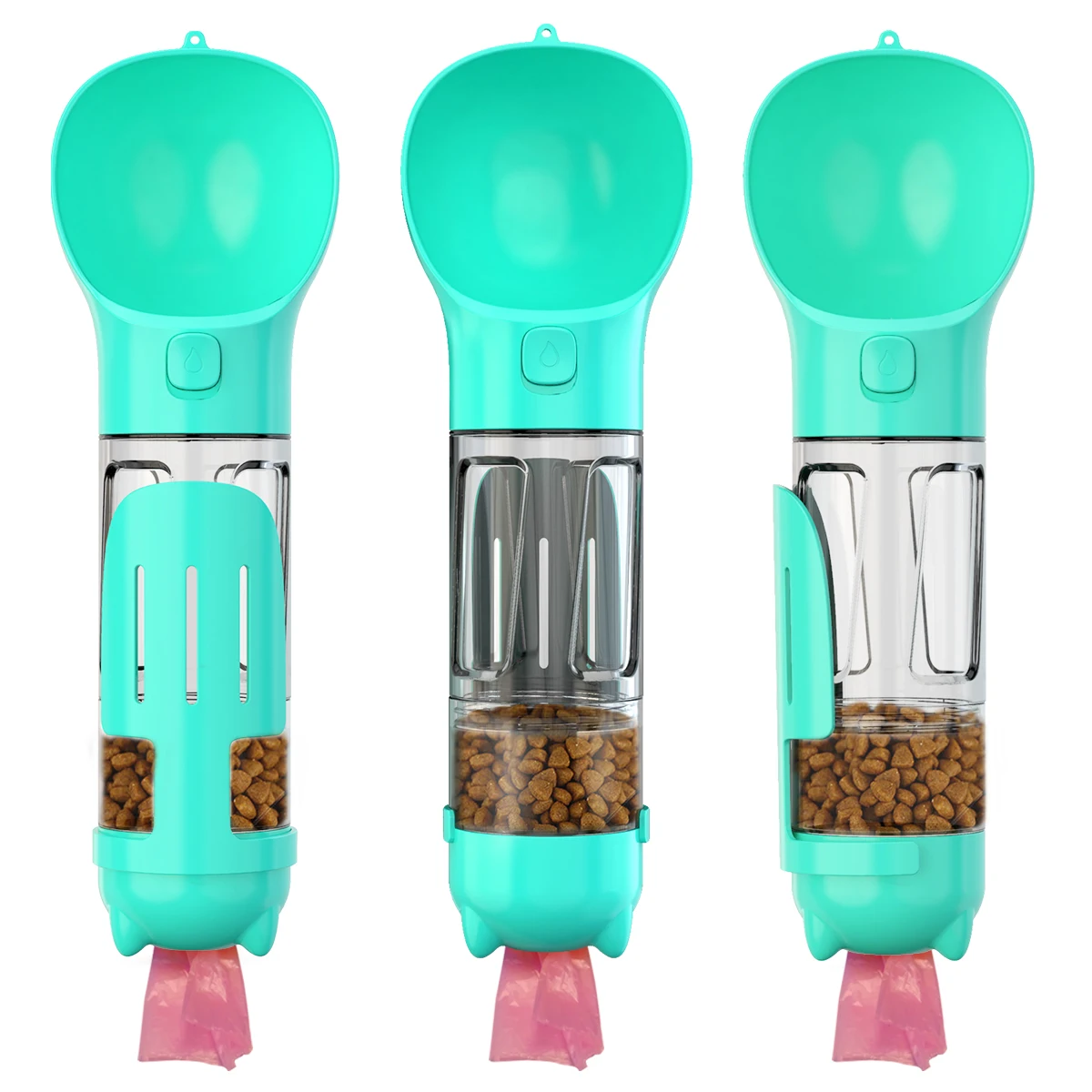 4 In 1 Portable Pet Water Bottle
