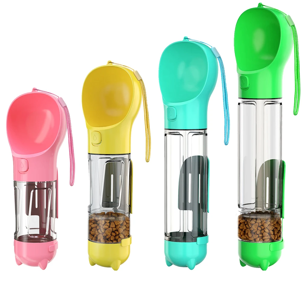 4 In 1 Portable Pet Water Bottle