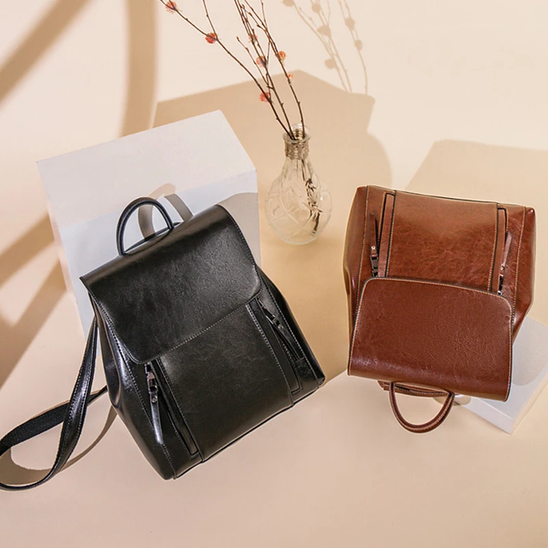 Leather Backpack Women – Vintage Backpack (No. 1)