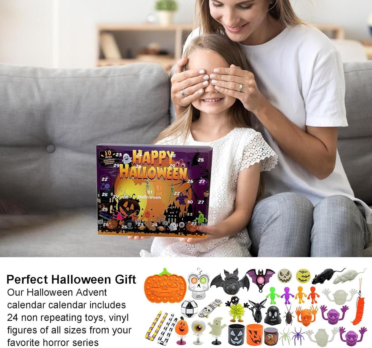 Halloween Advent Calendar Toy Set