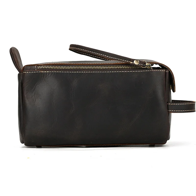 Large Toiletry Bag Made Of Premium Leather