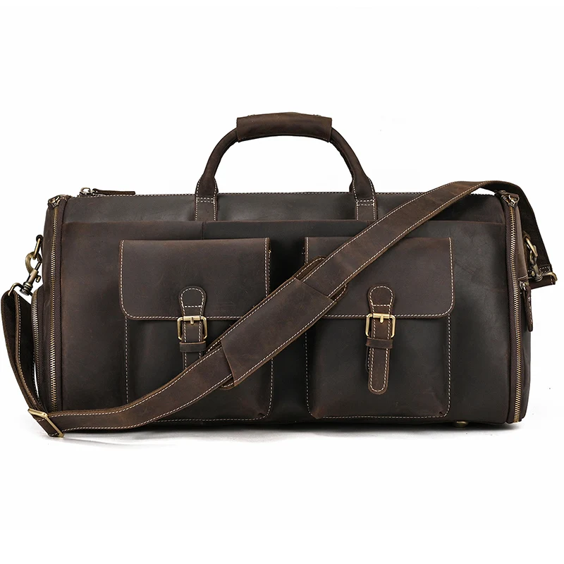 Large Travel Bag - Premium Leather