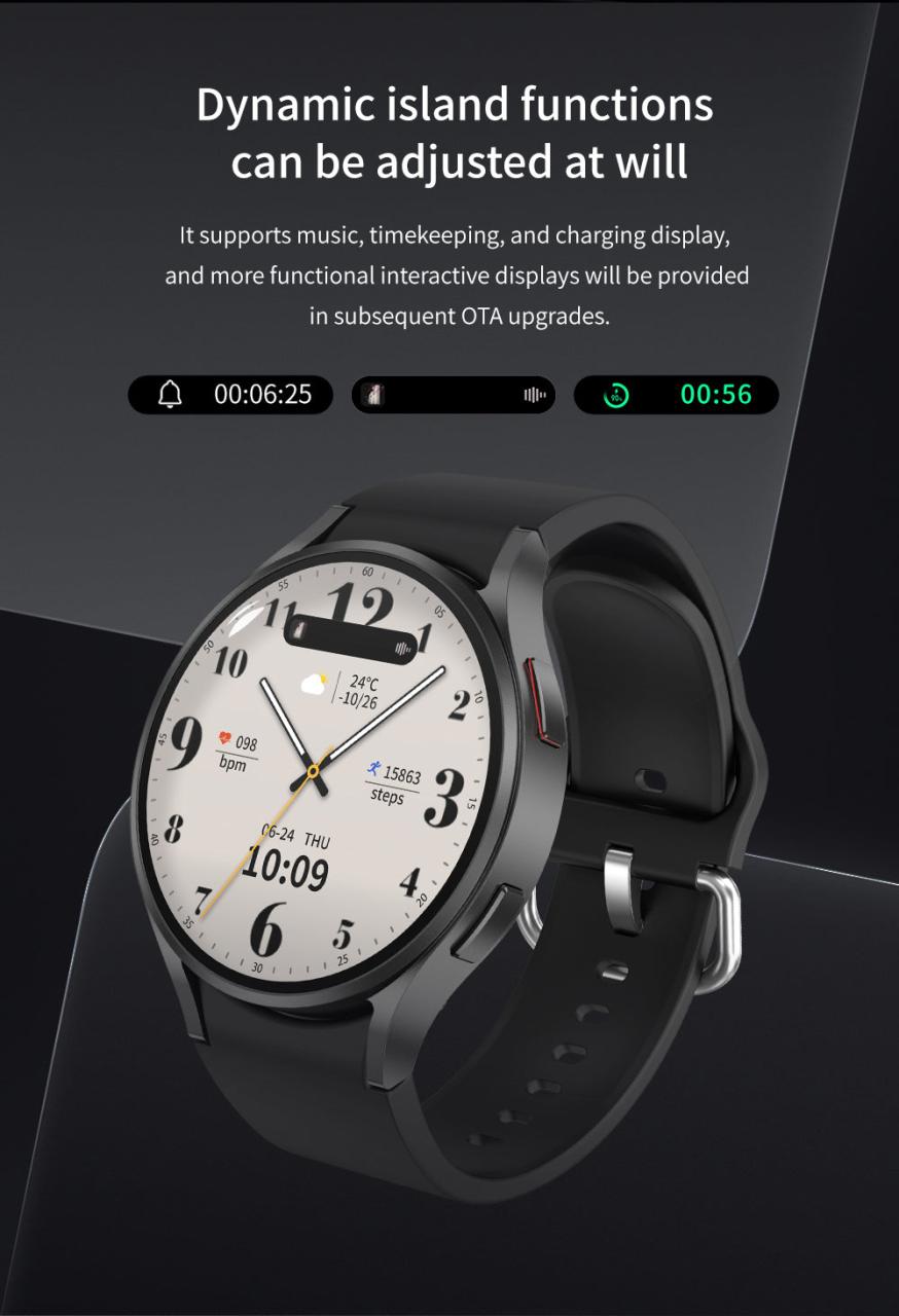 Blood Pressure Blood Oxygen Blood Sugar Monitoring, Voice Call Health Waterproof Smartwatch