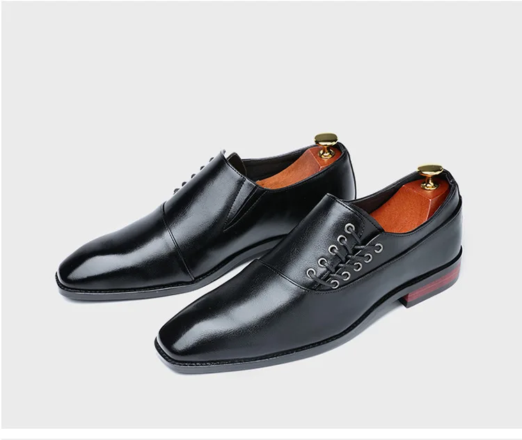Classic Men’s Side Lace-up Formal Business Oxford Dress Shoes