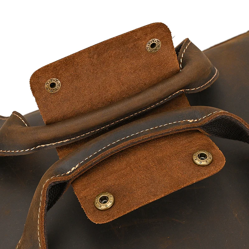 Johanna Wide Open Travel Duffel Bag - Dark Oak