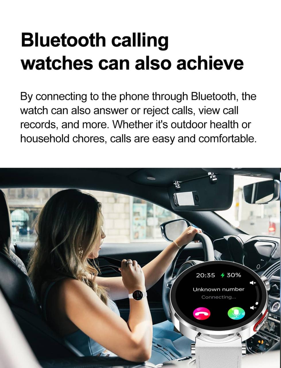 Blood Sugar Blood Pressure Blood Oxygen Monitoring Women‘s Smart Watch