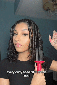 Heatless Hair Fluffy Curling Roll Comb