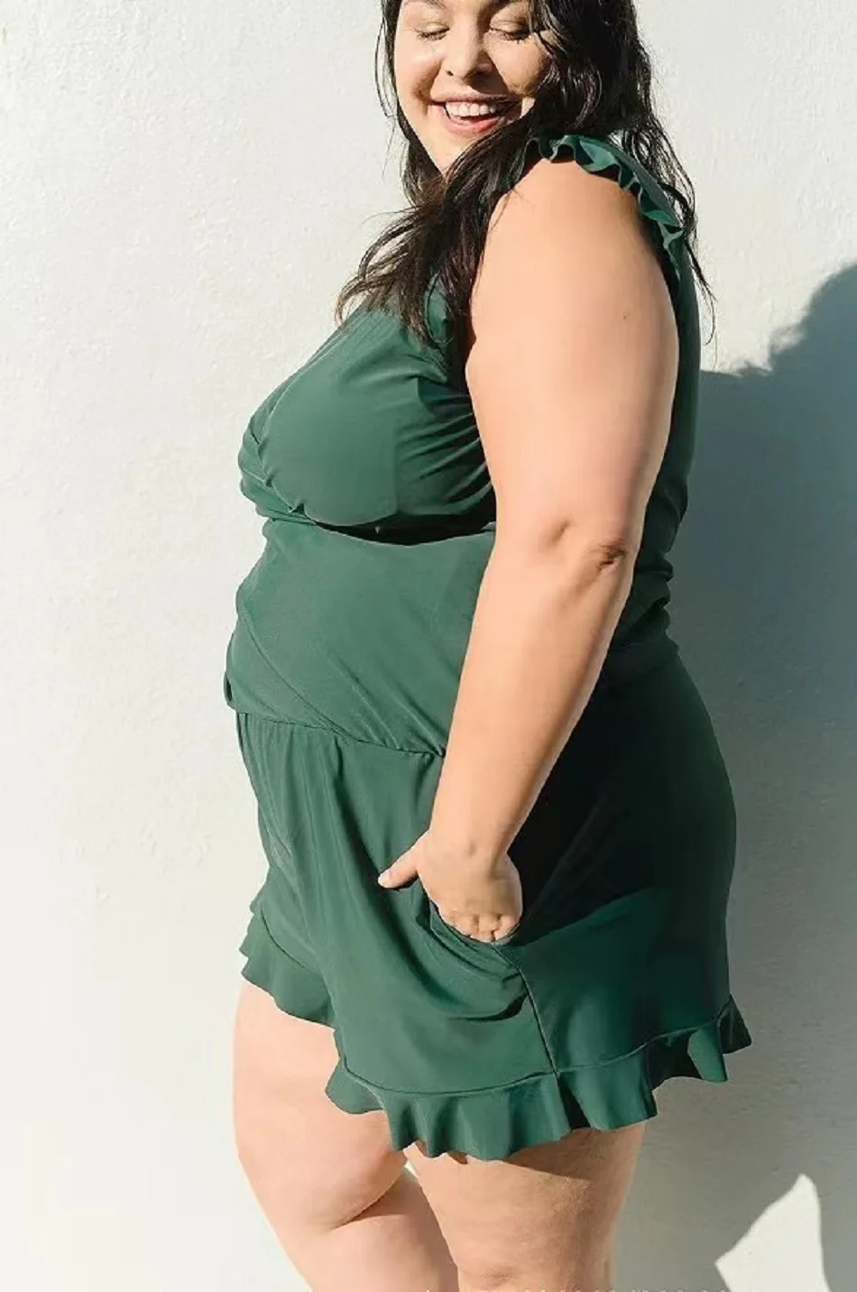 Built In Bra And Leggings Swim Romper