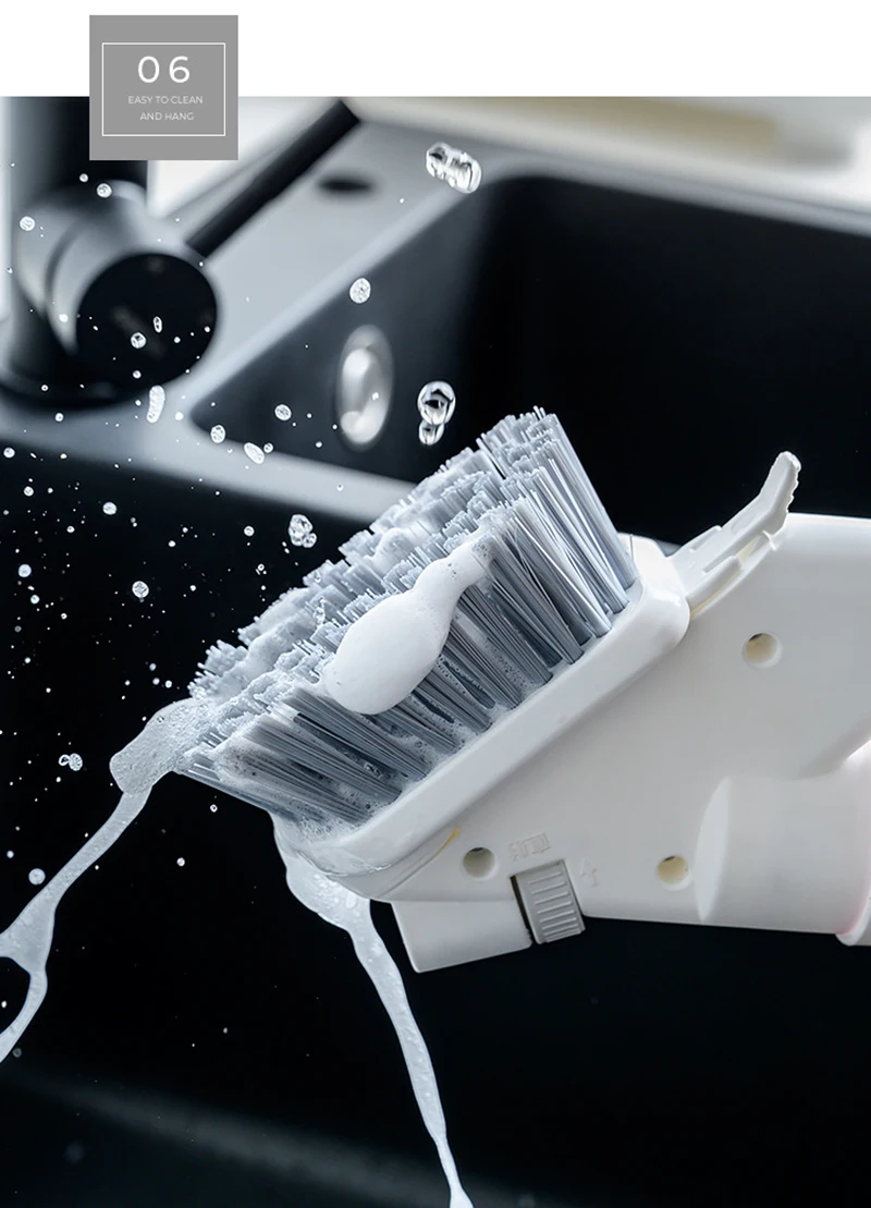 4-in-1 Bathroom Floor And Wall Cleaner Tool