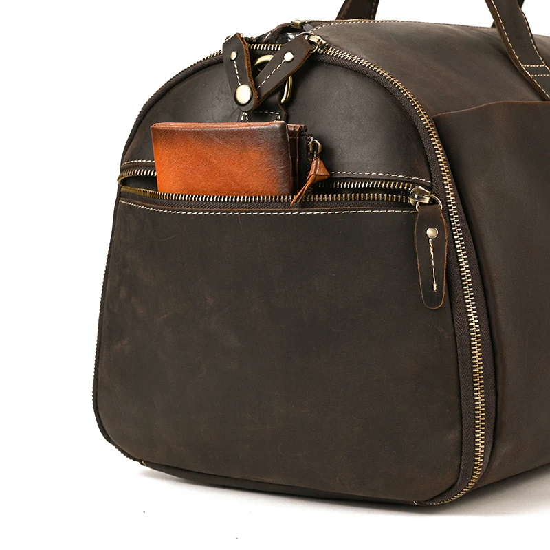 Large Travel Bag - Premium Leather