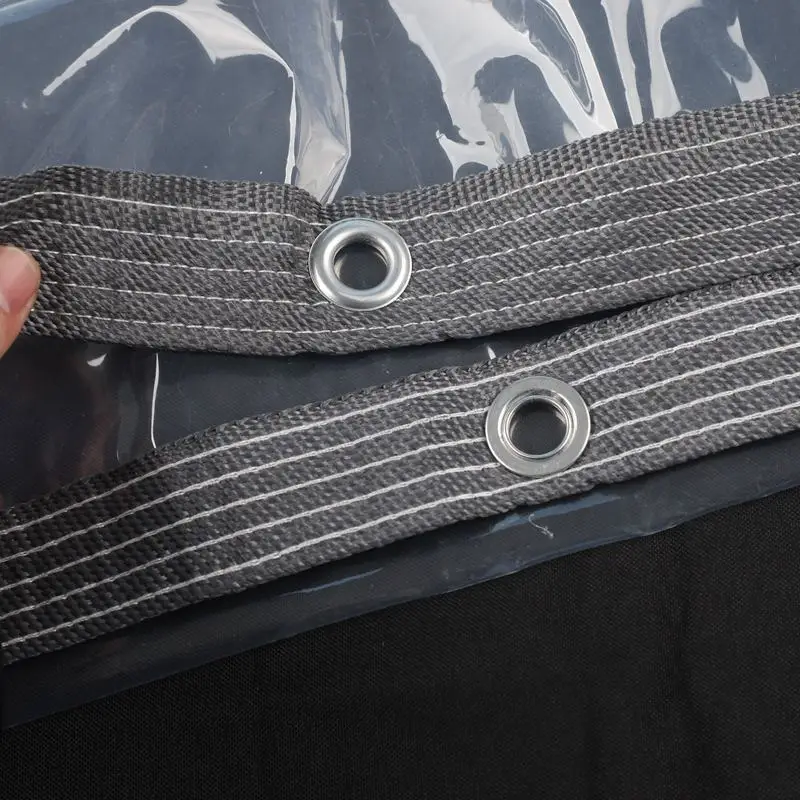 2m*2m The Sunshade Tarpaulin Is Transparent, With Perforations, Rainproof And Windproof