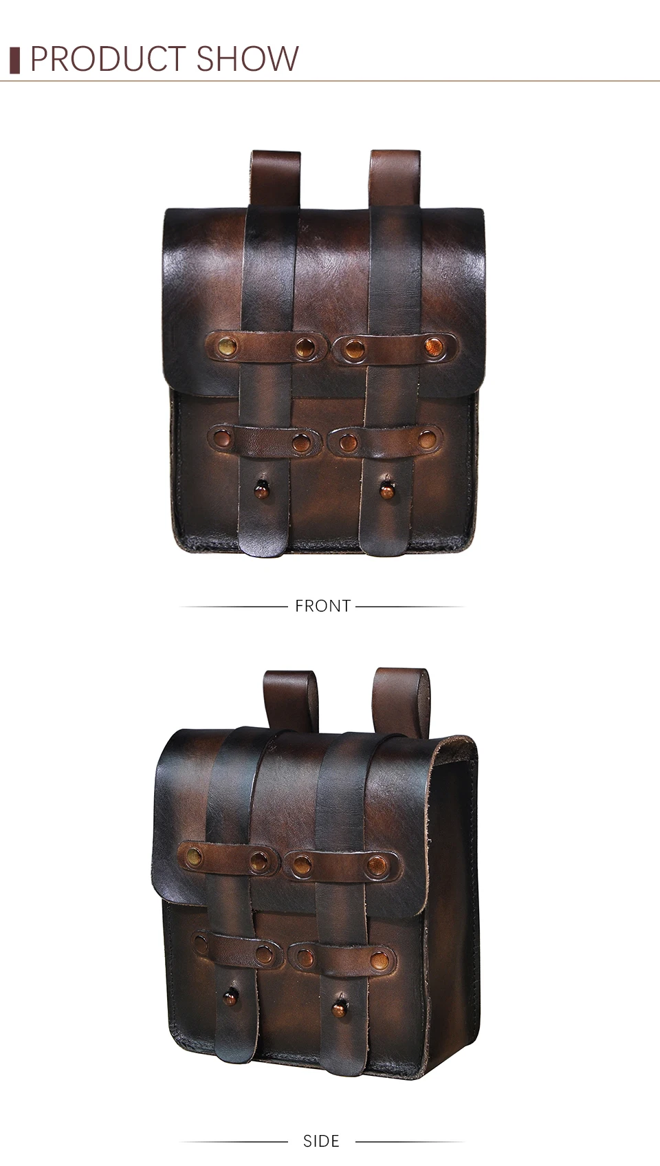 Waldorf Buffalo Leather Belt Bag