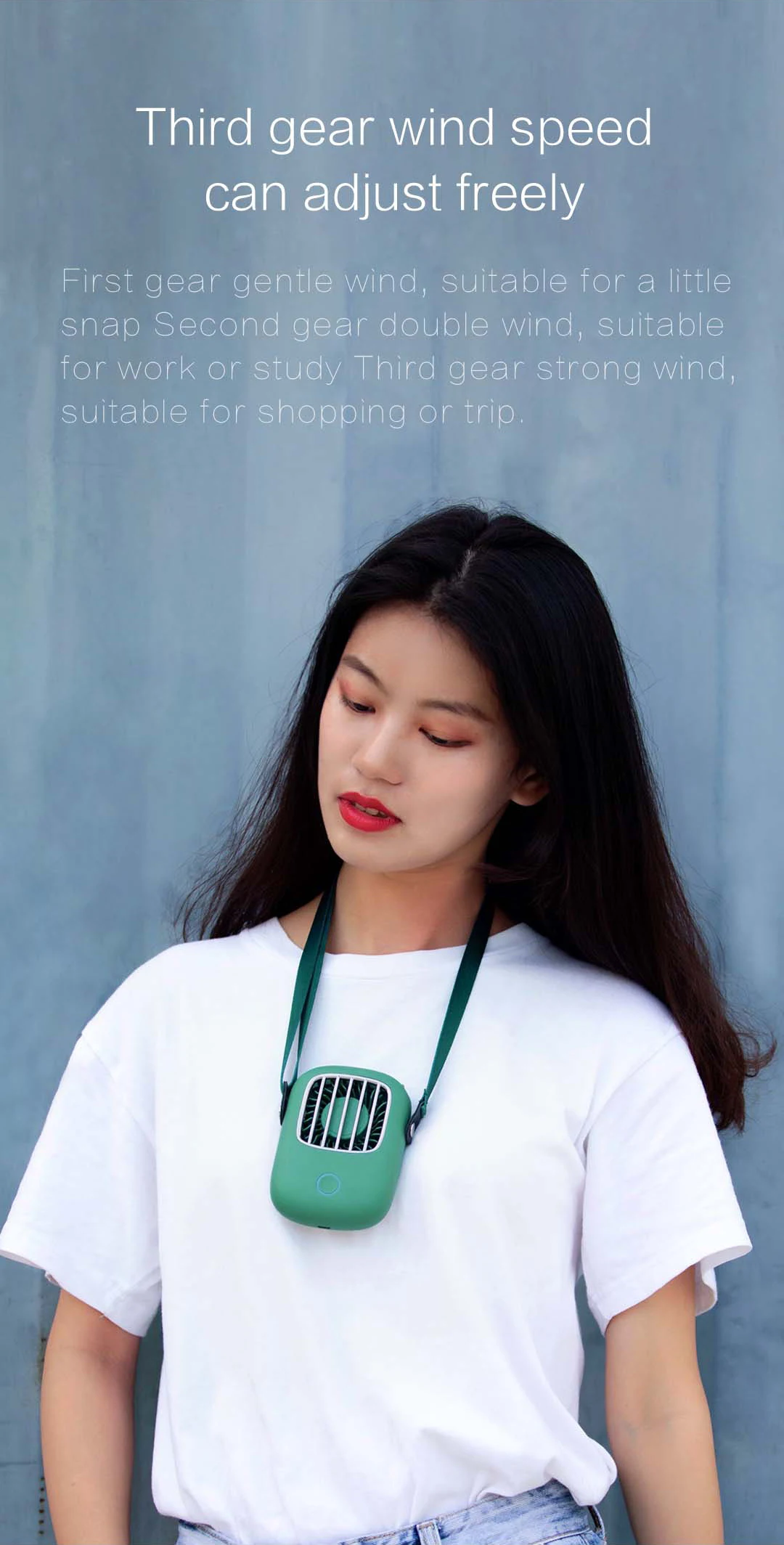 2024 Portable Neck Fan