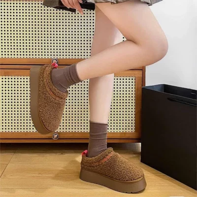 Daffodil™ Fur-lined Platform Slippers