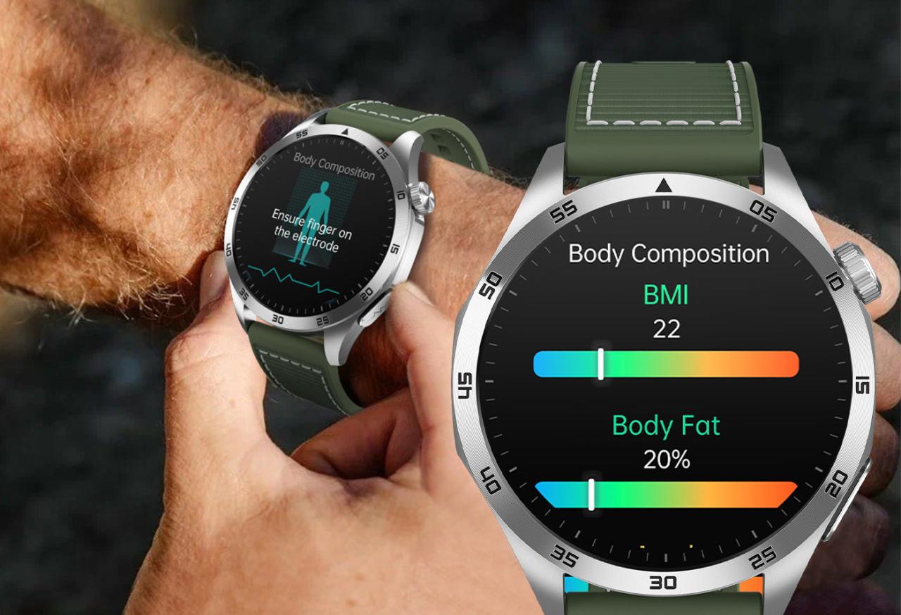 Intelligent Micro-physical Examination Blood Glucose Ecg Pressure Blood Oxygen Smartwatch