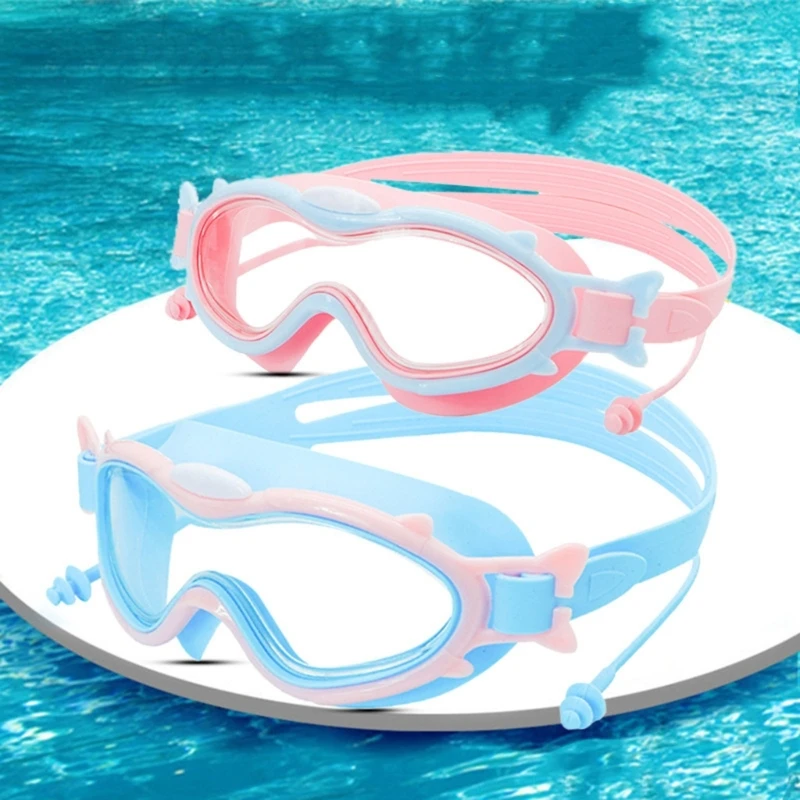 Anti-fog Uv Protection For Boys Girls Safe Silicone Swimming Goggles Kids 3-16